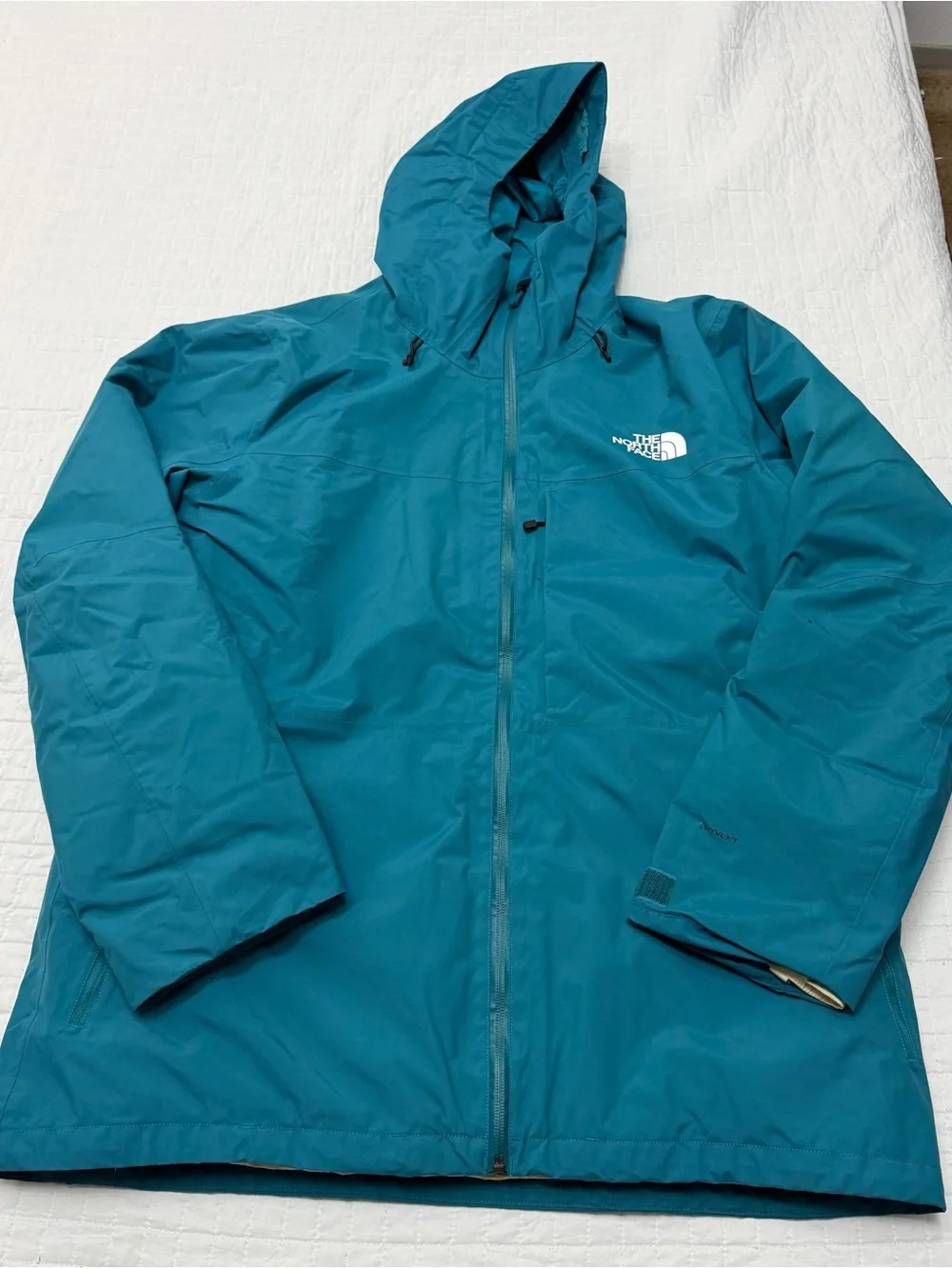 The North Face ThermoBall Eco Hooded Jacket Mens XL Blue Waterproof